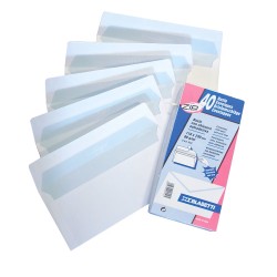 Cf. 40 Buste strip adesivo finestra 80 g.11x23 553