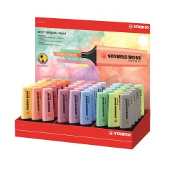 Espositore 45 Evid. Stabilo BOSS PASTEL 14 colori