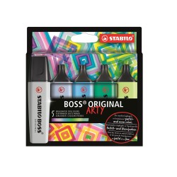Astuccio 5 Stabilo BOSS ARTY colori freddi