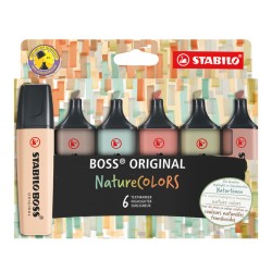 Ast.6 evid Stabilo Boss NatureColor