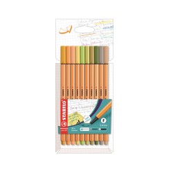 Astuccio 10 STABILO Point 88 pastello nuovi colori