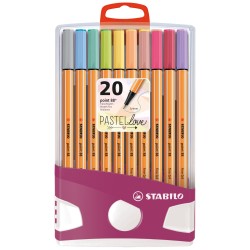 Astuccio Point 88 Pastel Parade 20 colori