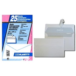 Confezione 25 Buste strip adesivo 12x18 80 g.  510
