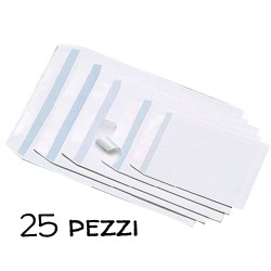 Cf. 25 Buste self BN chius.adesiva 80 g. 19x26 536