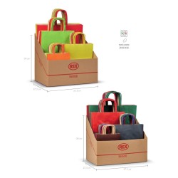 Espositore 100 Shopper  4 misure  5 colori