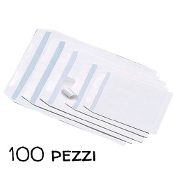 Cf. 100 Buste self BN chius.adesiva 80g. 23x33 563