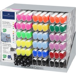 Espositore 40 Marker per tessuto Nero + 10 colori
