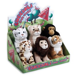 LELLY CUCCIOLI C/VOCE JUNGLE 6 soggetti h 17