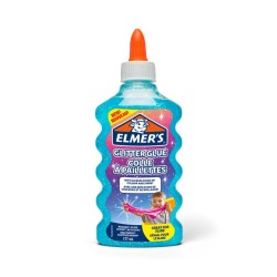 ELMERs Colla liquida glitter Blu 177ml