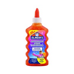 ELMERs Colla liquida glitter Arancio 177ml **ESA**