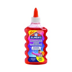 ELMERs Colla liquida glitter Rosso 177ml **ESA**