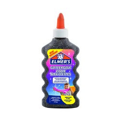 ELMERs Colla liquida glitter Nero 177ml **ESA**