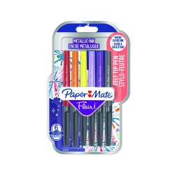 Blister 6 Papermate Flair Metallic