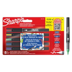 Ast.5 Sharpie Creative Marker Brush 5 colori