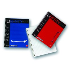 Maxi quaderno spirale A4 Liberty 80 fogli