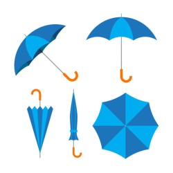 Ombrello con raggio 46cm MIX LICENZE