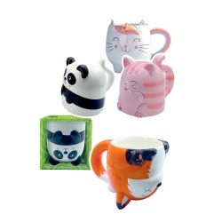 Tazza Portapenne TU Zoo 4 soggetti cm 15x12x12