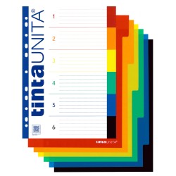 Intercalare PPL A4 6 Tacche Tinta Unita