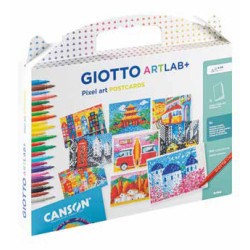 Giotto Art Lab Pixel Art Postcard