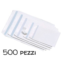 Cf. 500 Buste self a sacco bianche 100gr 19x26