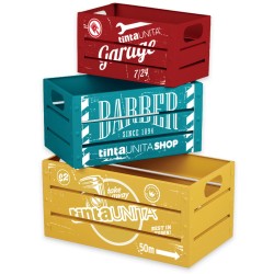 Set 3 contenitore espositivi TUS