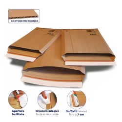 Buste cartone avana vertic. SM3 21x30x5 - 743 25pz