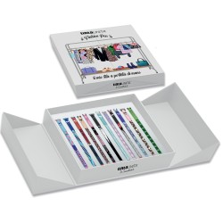 Couvette 12 penne canc. FASHION 8 Blu+2 Ro+2 Ve