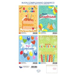 Sc.12 Bg.COMPLEANNO generico c/oro 4 sogg