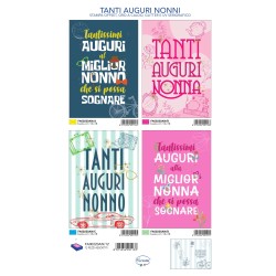 Sc.12 Biglietti Tanti Auguri Nonni 4 sog 12x18