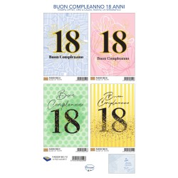 Sc.12 Bg.COMPLEANNO 18 Anni  12x18 4s