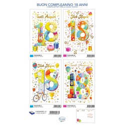 Sc.12 Bg.COMPLEANNO 18 Anni  12x18 4s