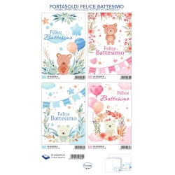 Sc.12 Bg.Battesimo portasoldi 4 sogg 12x18