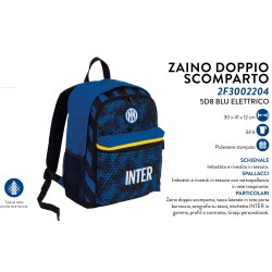 Zaino Doppio Scomp.Inter 30x41x12