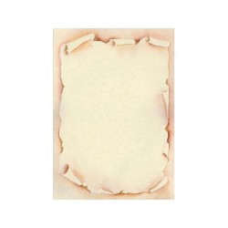 Bl. 10 Diplomi Pergamena Avorio A4 160gr con Oro