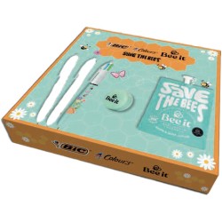 Bic 4Colours Bee-It cofanetto regalo 3 penne+crema