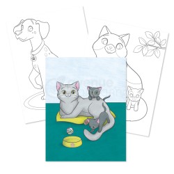 Graffy Color Animali domestici Avenue Mandarine | COLORARE 