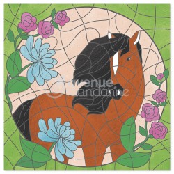 Graffy Colora con i numeri Cavalli Avenue Mandarine | COLORARE 