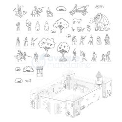 Graffy Decor Castello & Cavalieri Avenue Mandarine | COLORARE 