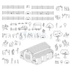 Graffy Decor Centro Equestre Avenue Mandarine | COLORARE 