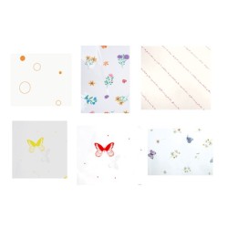 Busta 25 fogli Cellophan Primavera fantasie ass