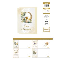 Sc.12 Bg Comunione p/soldi 4sog 12x18