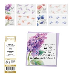 Sc.12 Bg Compleanno fiori 4 sogg 12x18