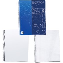 Maxi spirale Project Book Leonardo A4 40fg 100gr