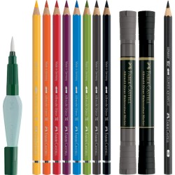 Scat. regalo  Discovery set acquarell 12pz Faber-Castell | Colori e Accessori 