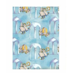 Blister 10 fogli carta rifascio RICORRENZE FLORIO