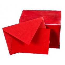 Sc. Monocolore Rosso 100bs+100 biglietti Formato 9 Cartotecnica Favini | Biglietti Visita 