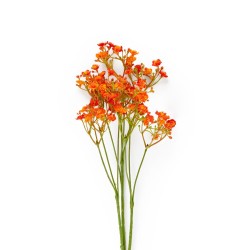 Ramo Velo Sposa color fiamma in plastica h70