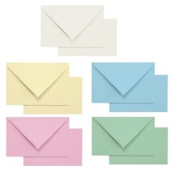 Sc. Arcobaleno 100bs+100biglietti F4 - 5 col tenui Cartotecnica Favini | Biglietti Visita 