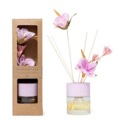 Diffusore c/fiore rosa 100ml h30 in conf. regalo