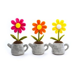 Fermaporta panno vaso margherita h36 3col